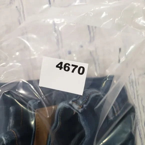 American Eagle WOMENS 14 LONG Curvy Hi Rise Jegging Blue Next Level Stretch - Picture 14 of 14